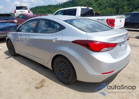 2016 Hyundai Elantra Gls from USA, damaged, VIN KMHDH4AH6GU607668